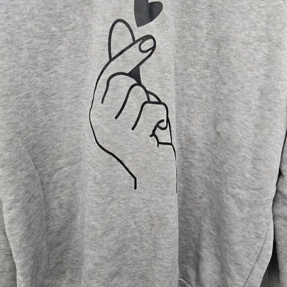 Chan Laing Dain Pocketless Gray Hoodie Size Medium US-XL On Hoodie Tag(A13) - Picture 2 of 11